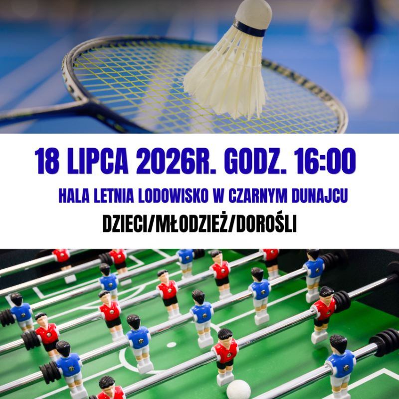 Gminny Turniej BADMINTON/PIŁKARZYKI